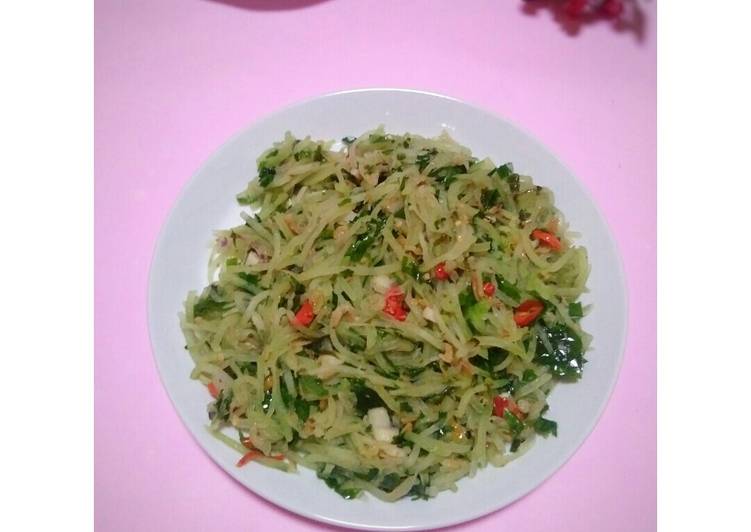 Cara mengolah Tumis Labu Siam, Enak Banget