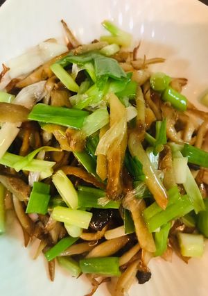蔥油雞絲（素的喔） 的食譜成品照片