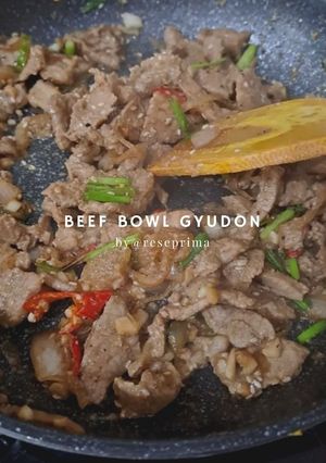 Foto resep Gyudon-Japanese beef bowl dengan telur