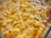 Una foto de bechamel con leche evaporada