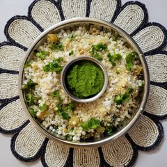 A picture of Sabudana Khichdi.