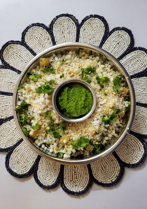 A picture of Sabudana Khichdi.