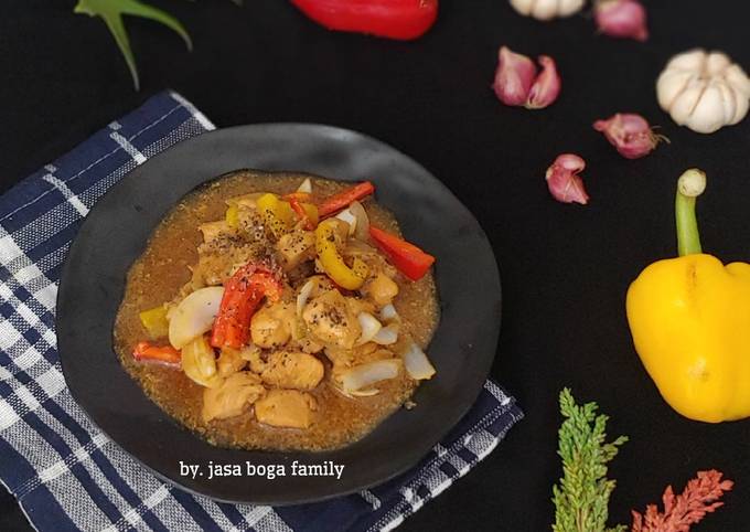 Panduan Masakan Resep 50. Ayam Lada Hitam