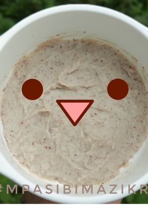 Foto resep Beras merah, labu, buncis, ayam MPASi 6 bulan 4 bintang