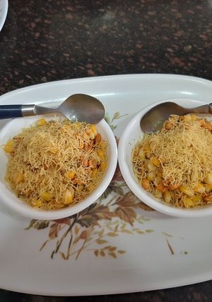 A picture of Chatpata Corn bhel.