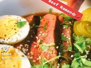 A picture of spicy ramen