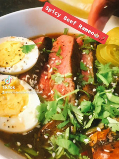 A picture of Spicy Beef Ramen.