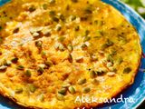 Carrot omelette