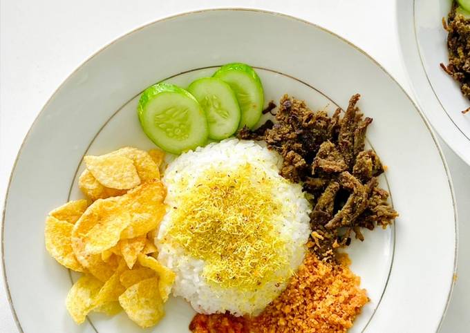 Standar Bagaimana cara bikin Nasi krawu khas Gresik Jatim dijamin lezat