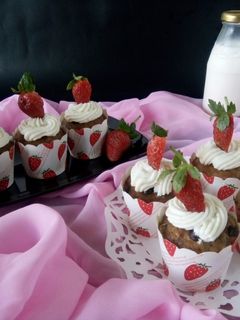 Foto resep Banana Palm Sugar Muffin Cupcakes No Mixer