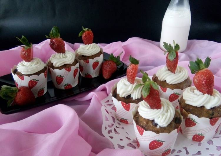 Resep Banana Palm Sugar Muffin Cupcakes No Mixer, Enak Banget
