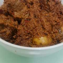 Rendang Padang resep asli রেসিপির প্রধান ছবি