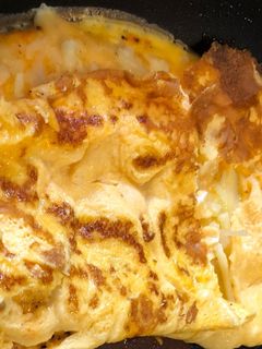 Una foto de Tortilla de Huevo y Queso