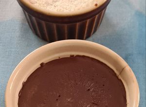 Une photo de Crème chocolat aux perles du Japon