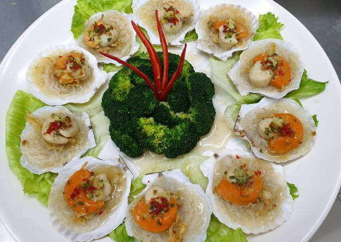 Step-by-Step Guide to Make Speedy Glass Noodles Scallop 粉丝带子