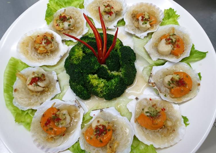 Easiest Way to Prepare Ultimate Glass Noodles Scallop 粉丝带子