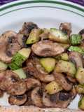 Mushrooms and Zucchini with Herbes de Provence