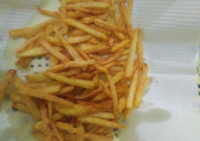 Bagaimana Menyiapkan Kentang goreng krispy tahan lama krispy nya yang Enak