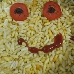 A picture of Kurmura smiley.