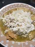 Chilaquiles con pollo fit