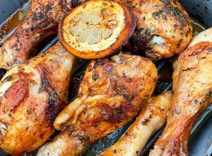 Una foto de Jamoncitos de pollo especiados en la Freidora de aire (Airfryer)