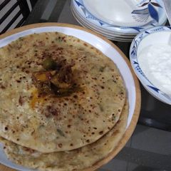 Aloo ke parathey A picture of Aloo ke parathey.