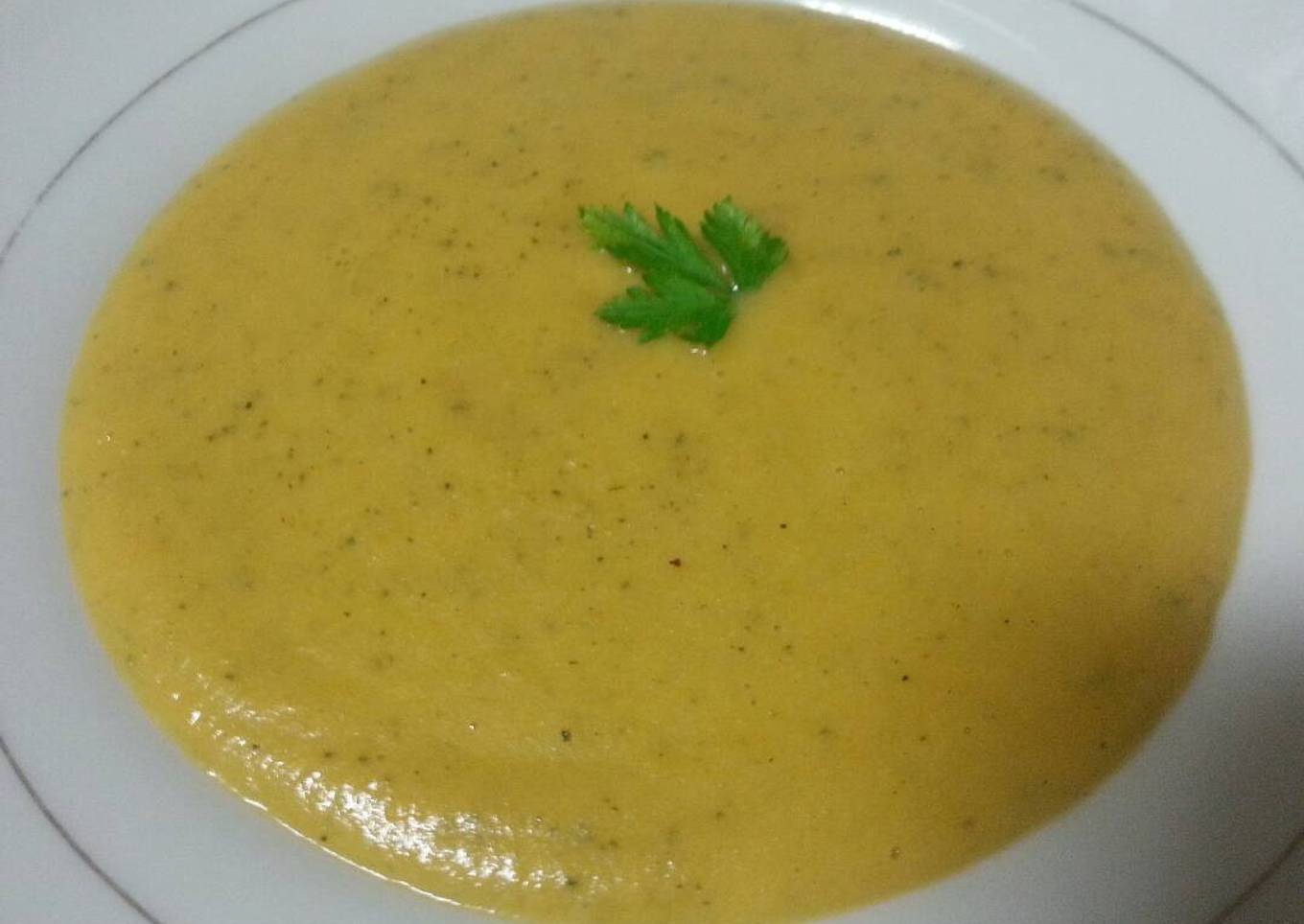 Crema de calabacín
