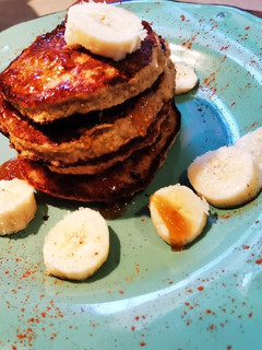 Φωτογραφία της συνταγής Pancakes με μπανάνα και βρώμη 🥞🥞🥞