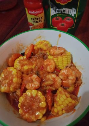 Foto resep Seafood Saus Padang