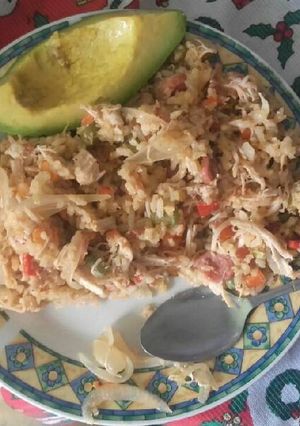 Una foto de Arroz con pollo