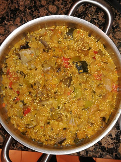 Una foto de Quinoa vegana