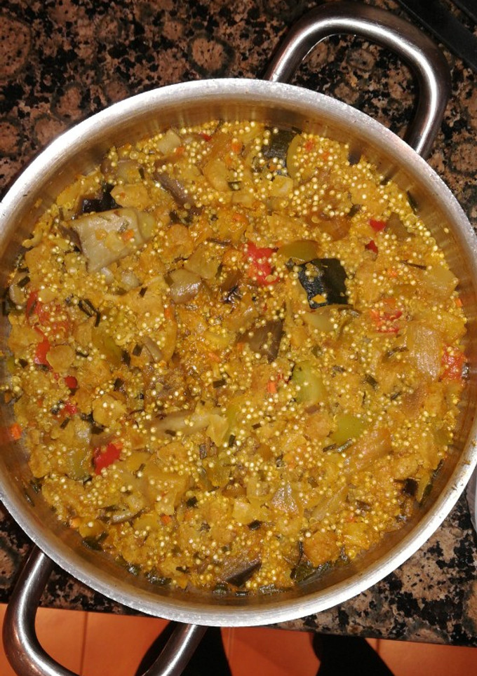 Una foto de Quinoa vegana