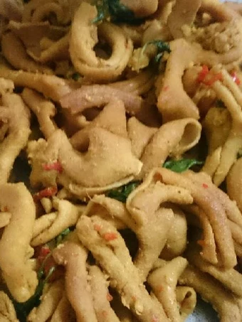 Cara Mudah Membuat Resep Usus Ayam Bumbu Kuning sinemaru yang  Bikin Ketagihan Anti Ribet, Uenak Banget