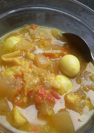 Foto resep Gulai kikil telor puyuh (tanpa santan)
