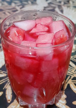 Foto resep 27. Tarbooz ka sharbat (es ala pakistan)
