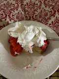 Cream Cheese Pound Cake & Strawberries