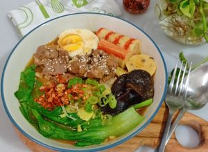 Foto resep Mie Ramen Kuah Kari
