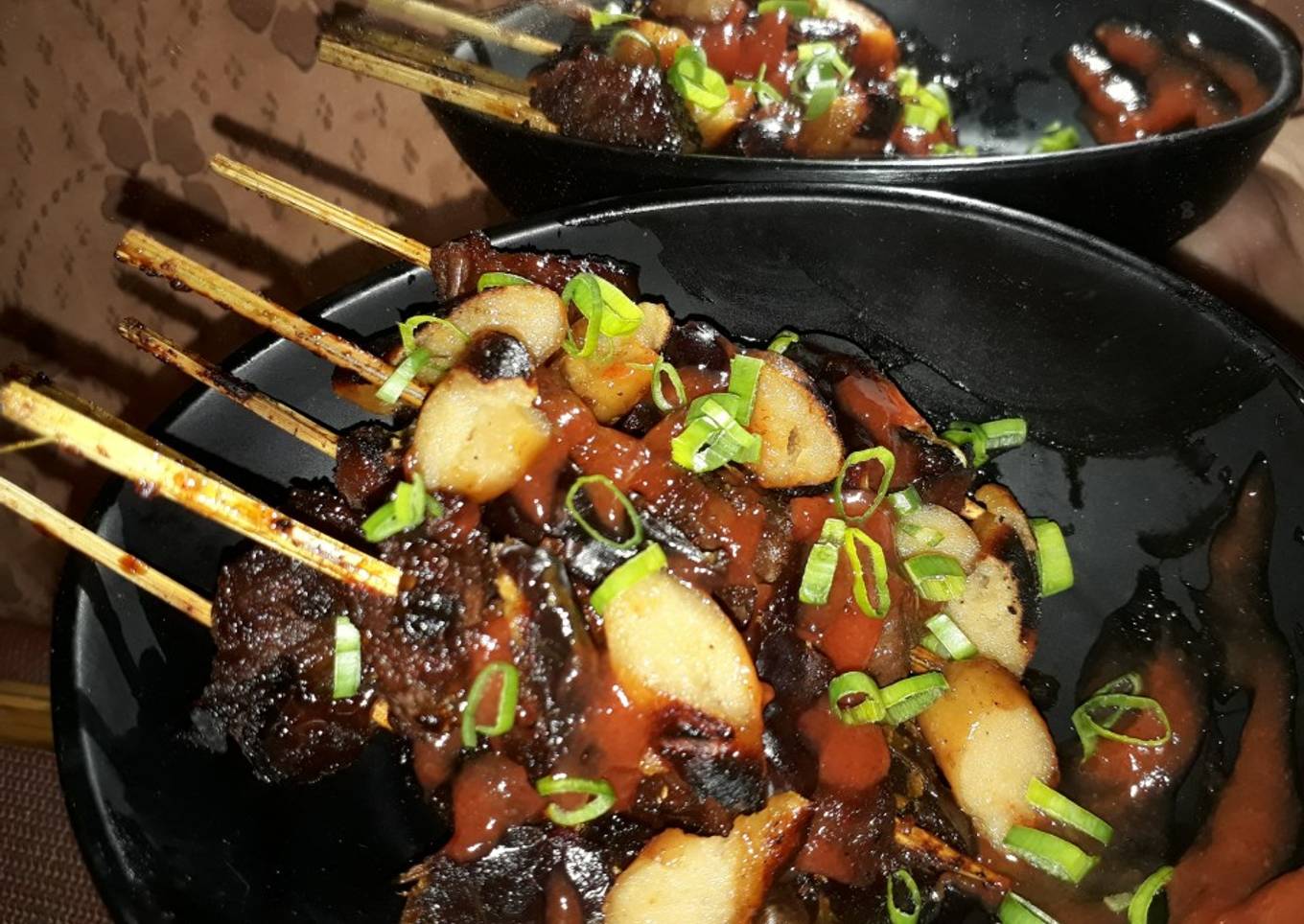 Sate daging kerbau kurma madu#festivalResepAsia#indonesia#kerbau