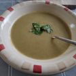 Jerusalem artichoke and marrow soup