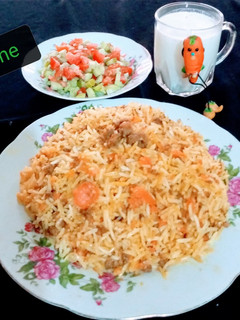 عکسی از دستور هویج پلو (اوشی پلو غذای تاجیکستانی)