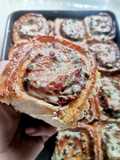 Sourdough Discard Corned Beef Rolls