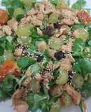 Ensalada templada con pollo caramelizado🥗