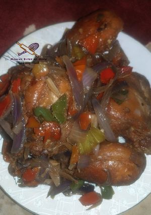A picture of Peppered Chicken.