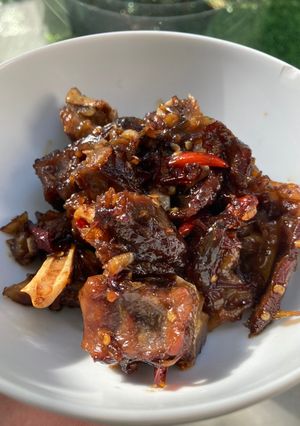 Foto resep Oseng iga kambing