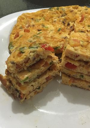 Foto resep Telur dadar sayur