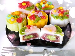 花樣冰皮月餅