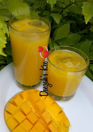 A picture of Mango Drink🍹.