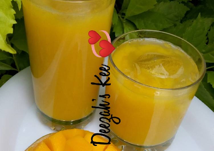Recipe of Great Mango Drink🍹 Cooking Basics for Beginners