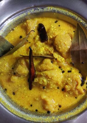 A picture of Masoor daal Bari.