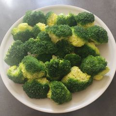 A picture of Boiled Broccoli with Ginger.